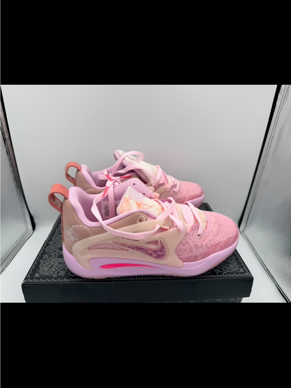 BNIB woman NIKE KD 15 aunt pearl sneaker pink foam 9 w 7.5 m euro 40.5